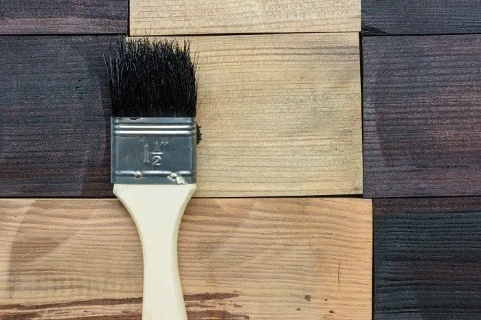 how to make new wood look old with baking soda and vinegar